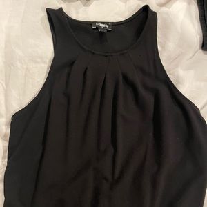 Express black body contour thong body suit